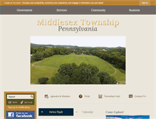 Tablet Screenshot of middlesextownship.org